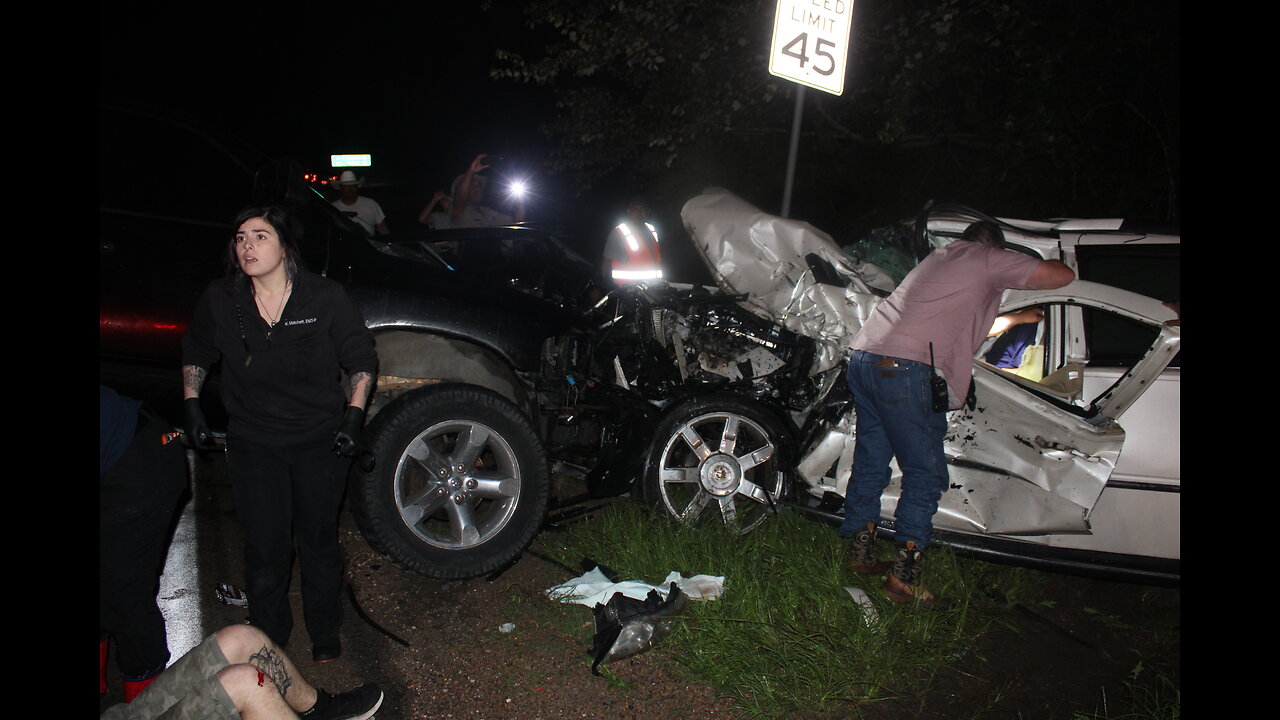 HEAD ON COLLISION, 1 PERSON FLOWN, GOODRICH TEXAS, 05/16/24...