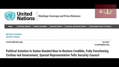 SUDAN CONFLICT EXPLAINED BY INDEPENDENT ISLAMIC REPUBLIC AMERICA AND ISRAEL IGNITING WAR!