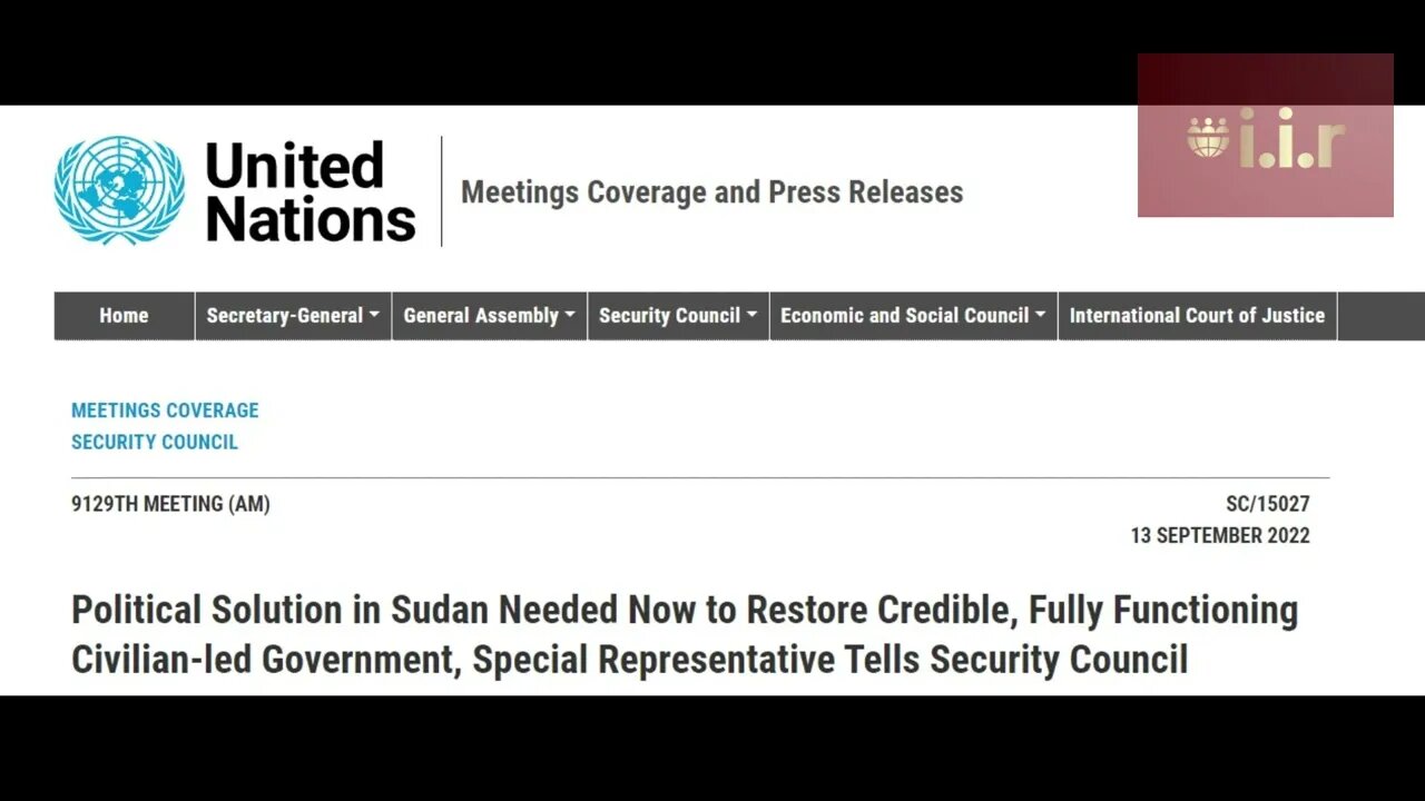 SUDAN CONFLICT EXPLAINED BY INDEPENDENT ISLAMIC REPUBLIC AMERICA AND ISRAEL IGNITING WAR!