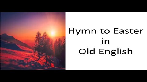 Hymn to Easter in Old English