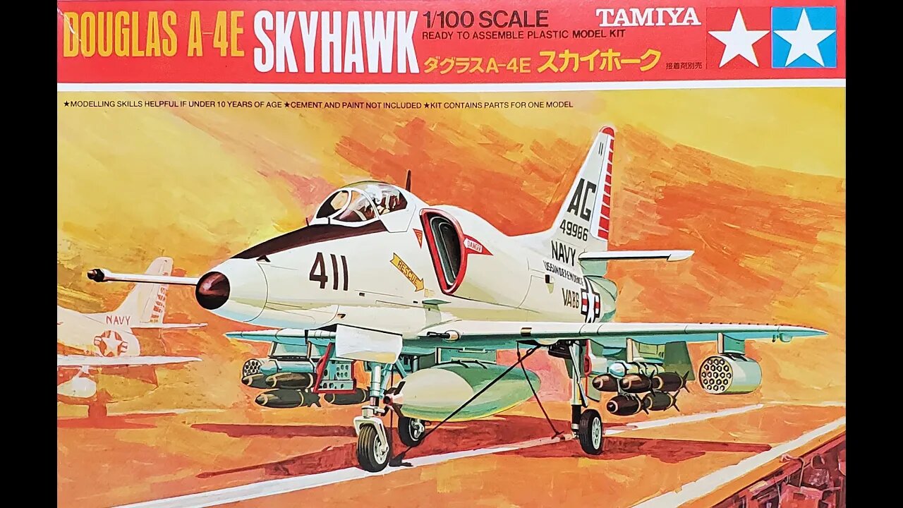 1/100 Tamiya A-4E Review/Preview