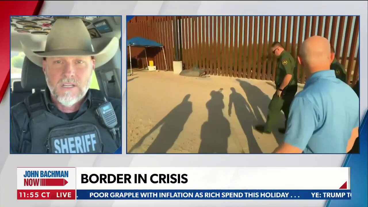 Sheriff Mark Lamb blames the Biden administration for the border crisis