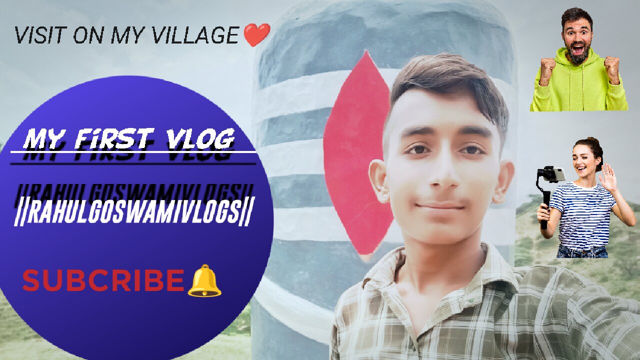 ||RAHULGOSWAMIVLOGS|| my first vlog on visit in village 🙏❤️