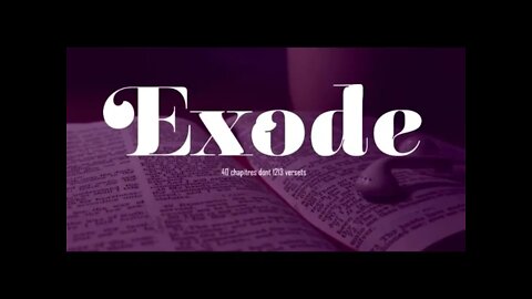 EXODE ~ Ancien Testament de La Sainte Bible (Texte et audio Complets).