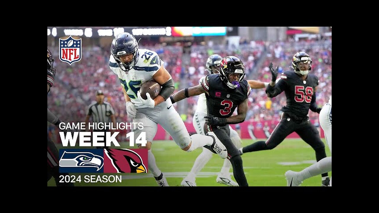 Seaatle Seahawks vs. Arizona Cardinals | 2024 Week 14 Game Highlights