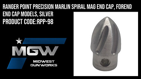 Ranger Point Precision Marlin Spiral Mag End Cap, Forend End Cap Models, Silver - RPP-98