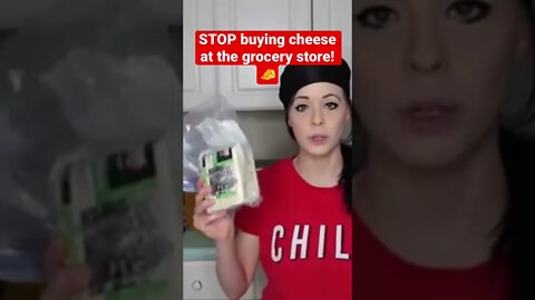 🛑 STOP BUYING CHEESE AT THE SUPERMARKET! #shorts #groceryshopping #groceries #cheese #food