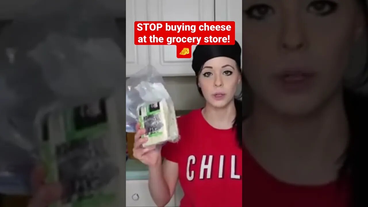 🛑 STOP BUYING CHEESE AT THE SUPERMARKET! #shorts #groceryshopping #groceries #cheese #food