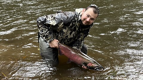 Bead fishing for coho