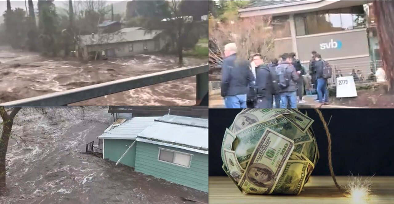 LARGEST BANK COLLAPSE SINCE GREAT RECESSION*CALIFORNIA RELIVING THE GREAT FLOOD?*WELLS FARGO $GLITCH