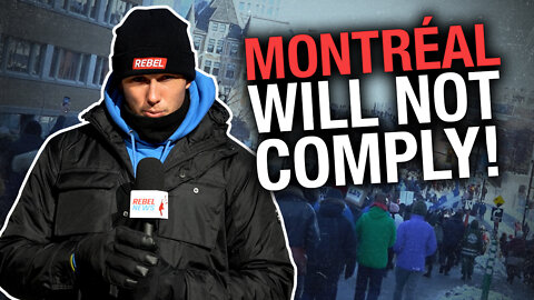 Quebecers protest provincewide curfew, vaccine mandates in Montreal