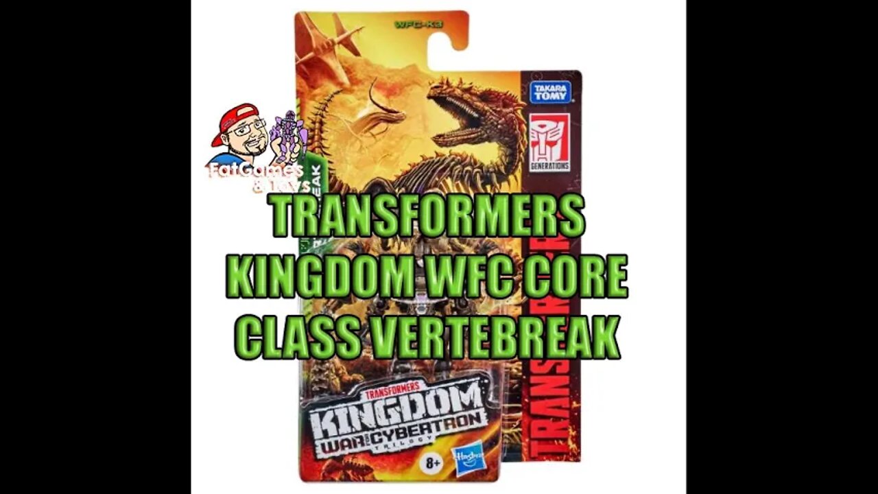 Transformers Kingdom WFC Core Class Vertebreak Review