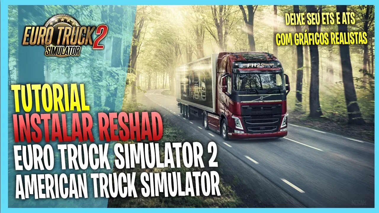 COMO INSTALAR RESHADE NO EURO TRUCK SIMULATOR 2 E AMERICAN TRUCK SIMULATOR