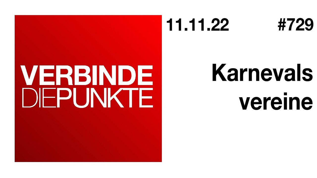 Verbinde die Punkte 729 - Karnevalsvereine vom 11.11.2022