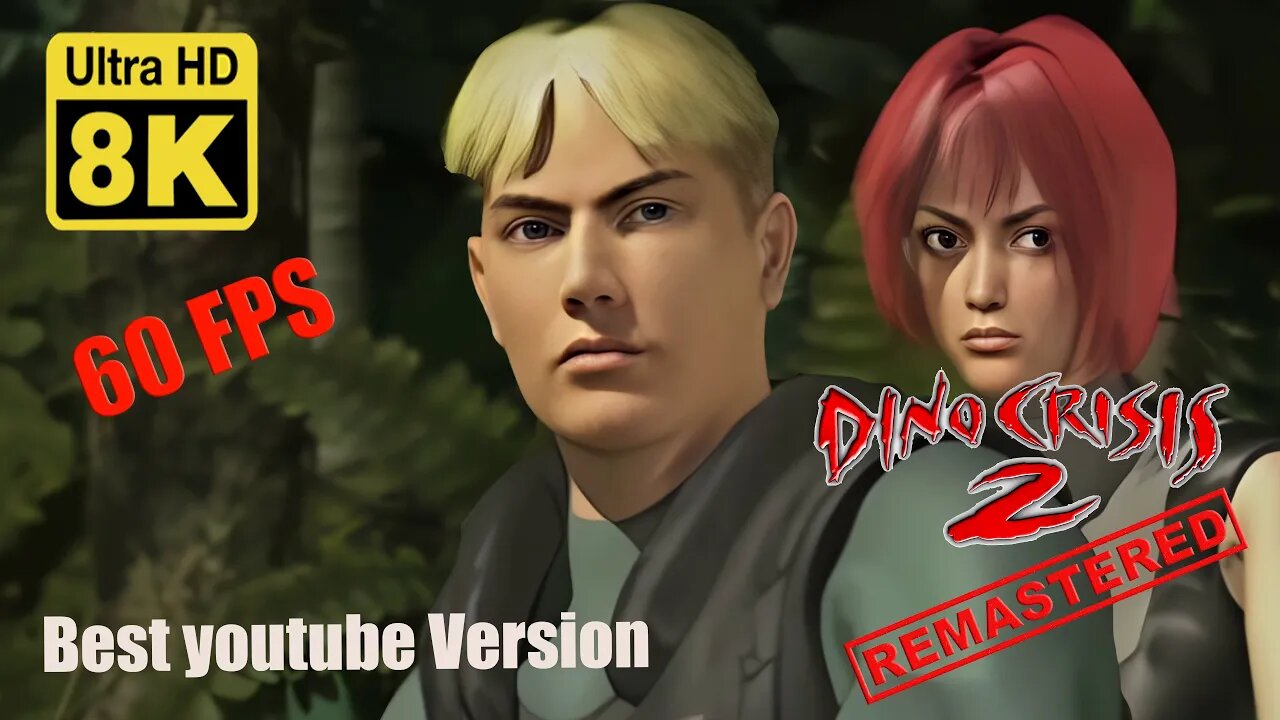 Dino Crisis 2 Intro Remake PSX 8K 60 FPS (Remastered with Neural Network AI)