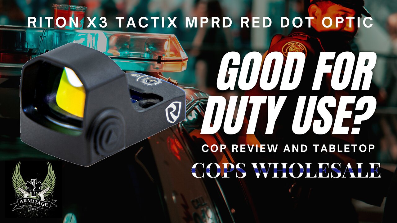 Riton X3 Tactix MPRD Red Dot Optic Review. Is it Duty Approved?