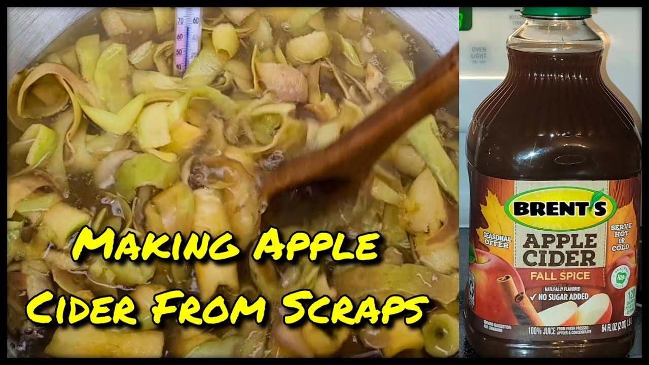 Making Apple Cider from Scraps