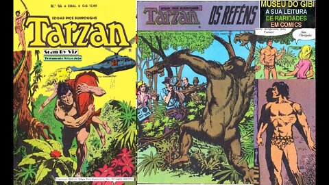 TARZAN FORMATINHO 44 OS REFÉNS #quadrinhos #comics #desmanipulador #museudogibi #leitura