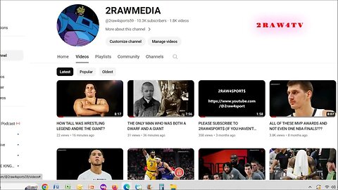 PLEASE SUBSCRIBE TO 2RAWMEDIA!