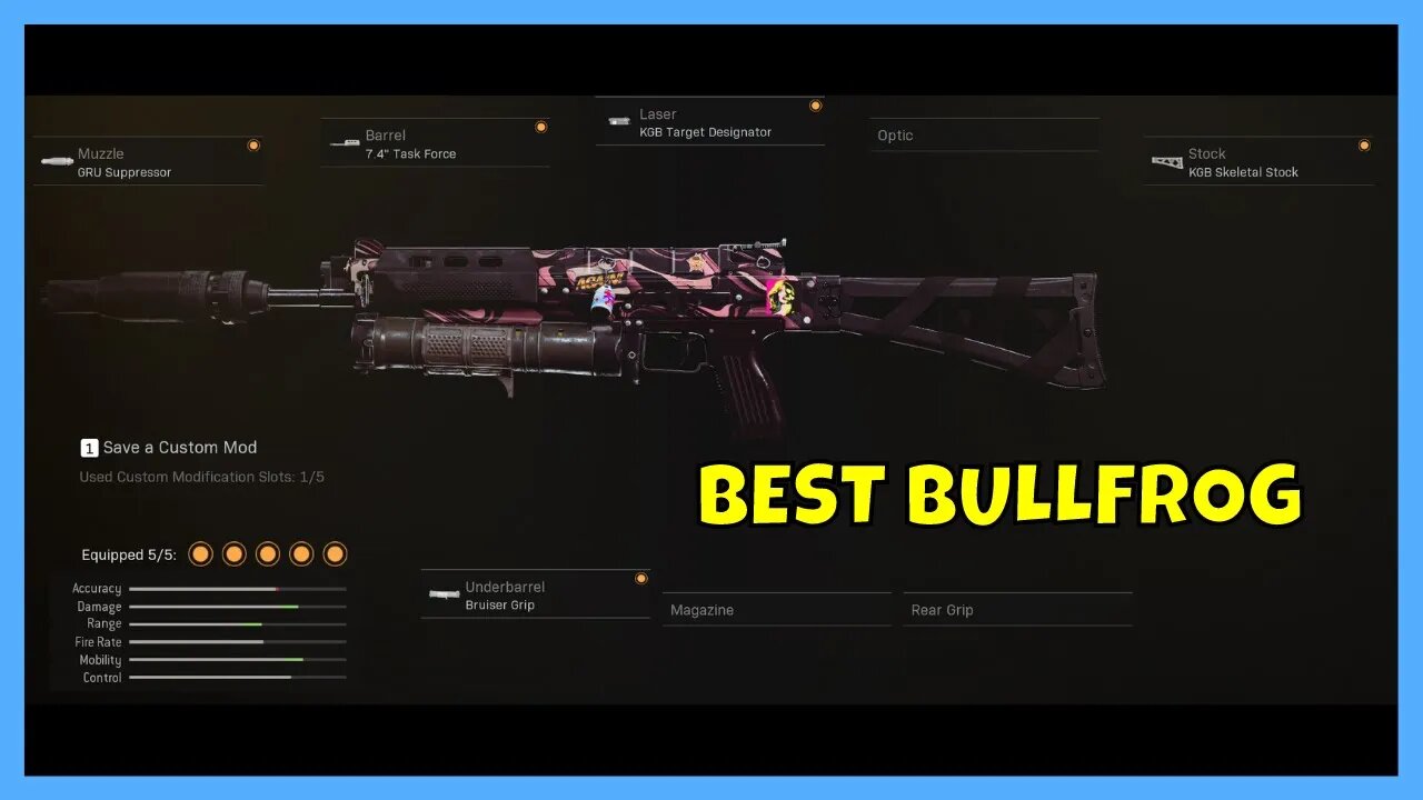 #1 BEST Bullfrog Class Setup in Warzone 😲 | Warzone Rebirth Island