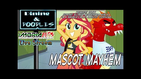 Dining and Doodles: Mascot Mayhem!