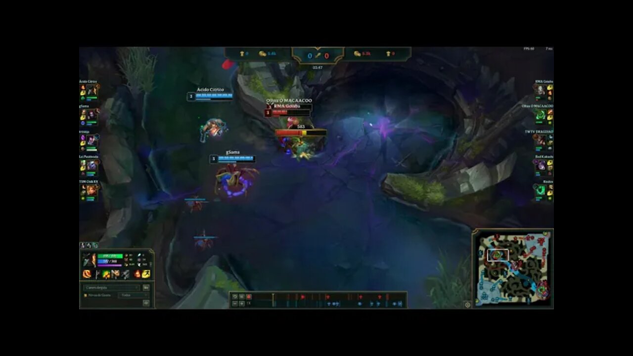Gangplank & Elise VS Zac & Tryndamere.