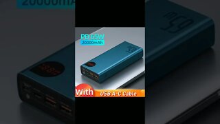 Baseus 65W Power Bank 30000mAh/20000mAh PD Powerbank Charger For Smartphone Laptop Tablet