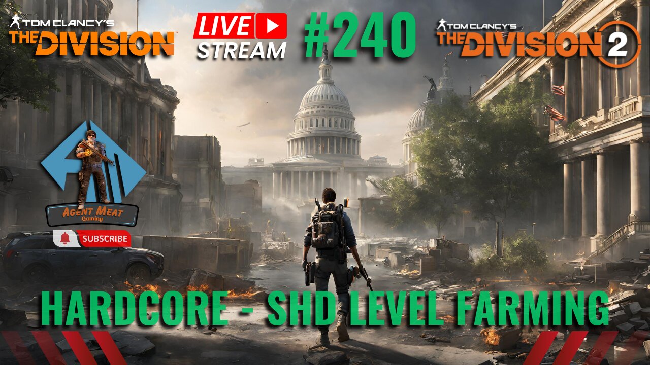 🔴 LIVE | HARDCORE - SHD Level Farming - The Division 2