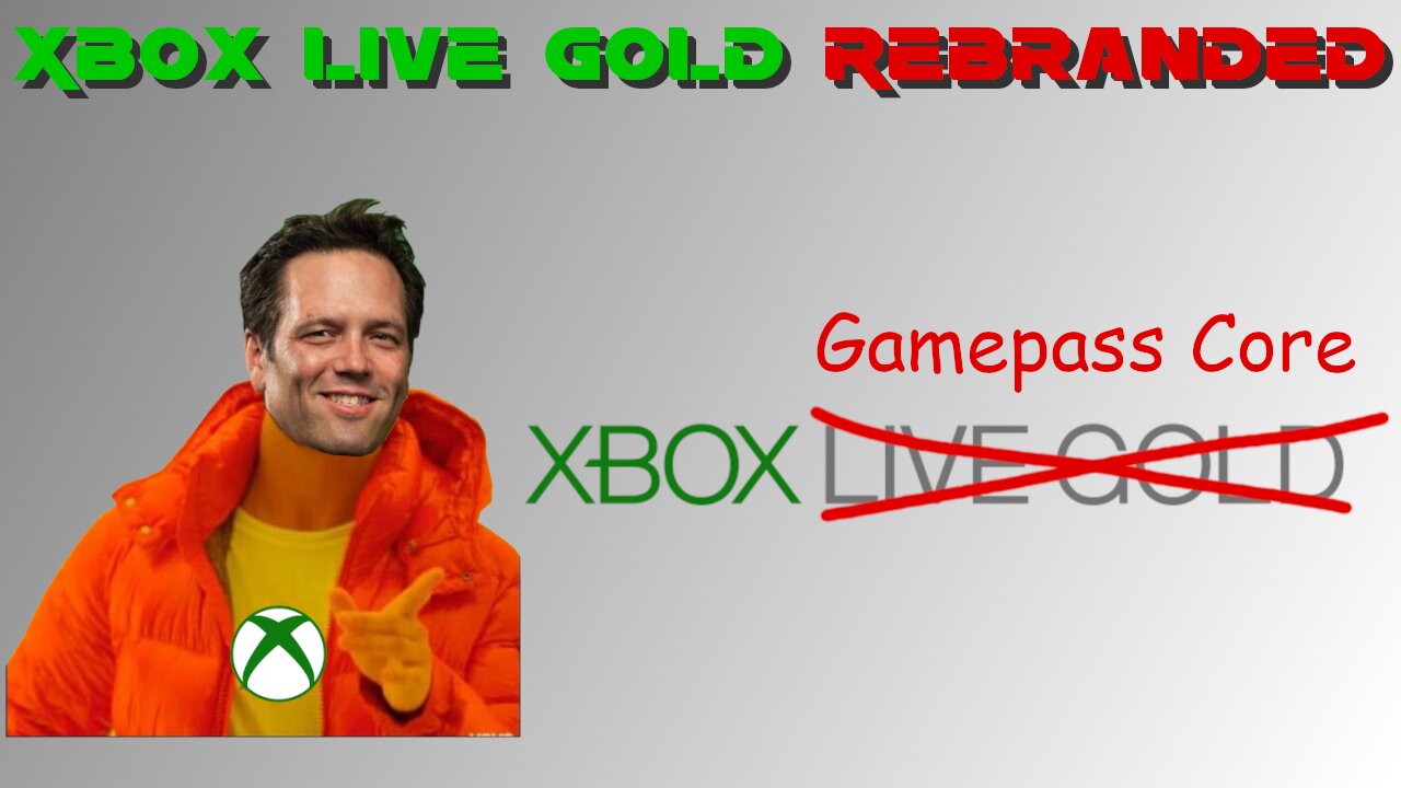 Xbox Live Gold Rebranded as Gamepass Core