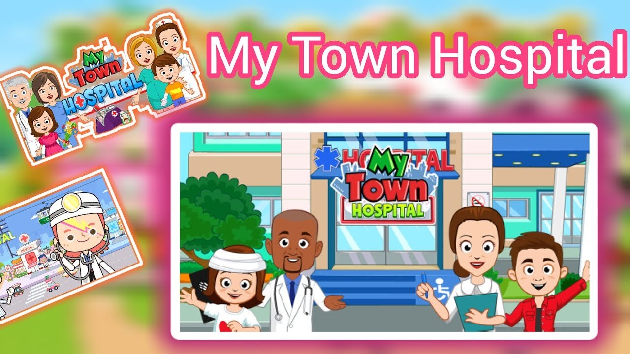 Save the animals! My town kids game | Caring for kids in MyTown Hospital | Shanzay Princess World