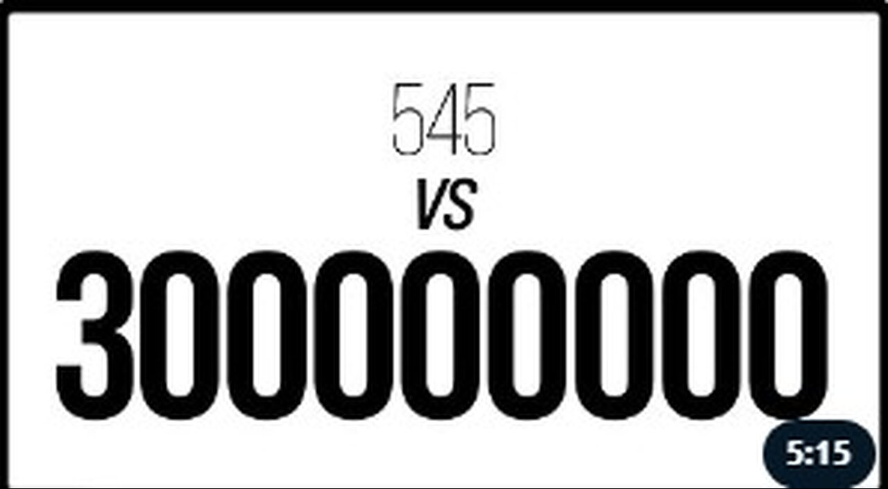 545 vs 300 Million