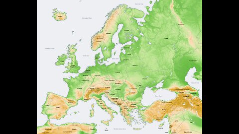 Maps of Europe 20th century onwards