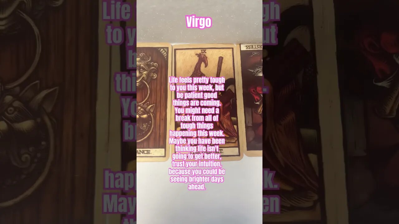 Virgo Weekly Tarot-scope#virgo horoscope #virgo tarot