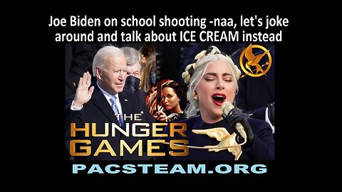 Joe Biden on school shooting -naa, let's talk about ICE CREAM instead