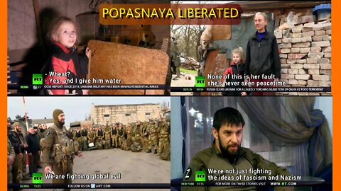 UKRAINE WAR - THE TOWN OF POPASNAYA LIBERTATED MAY 8th 2022.