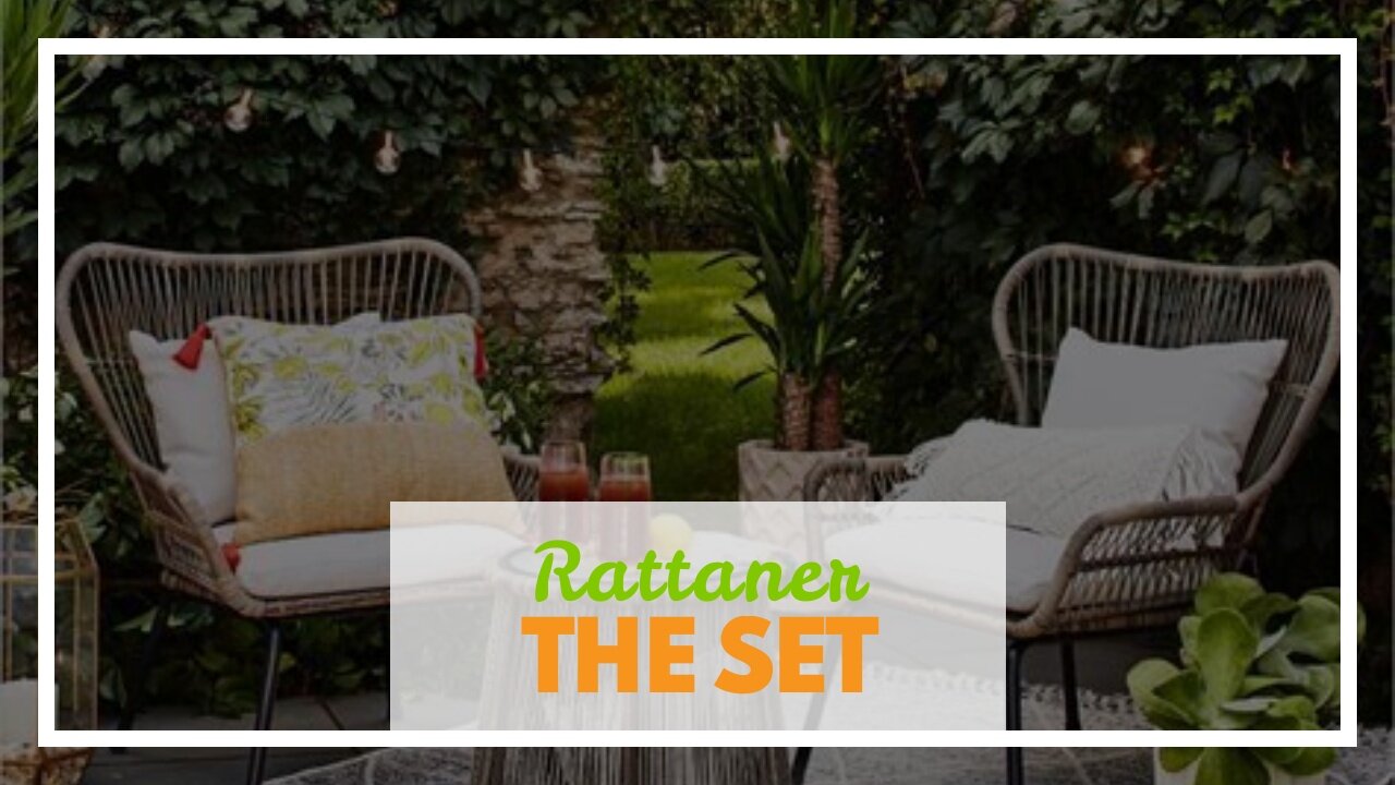 Rattaner Outdoor 3-Piece Wicker Rocking Chair Set Patio Bistro Set Conversation Furniture 2 Roc...