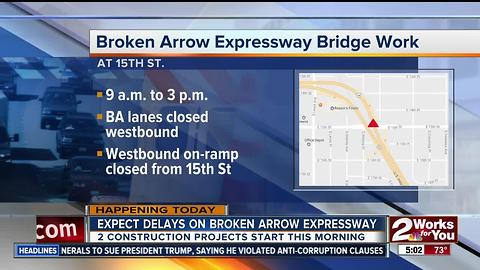 BA Expressway to undergo repairs, lanes closed