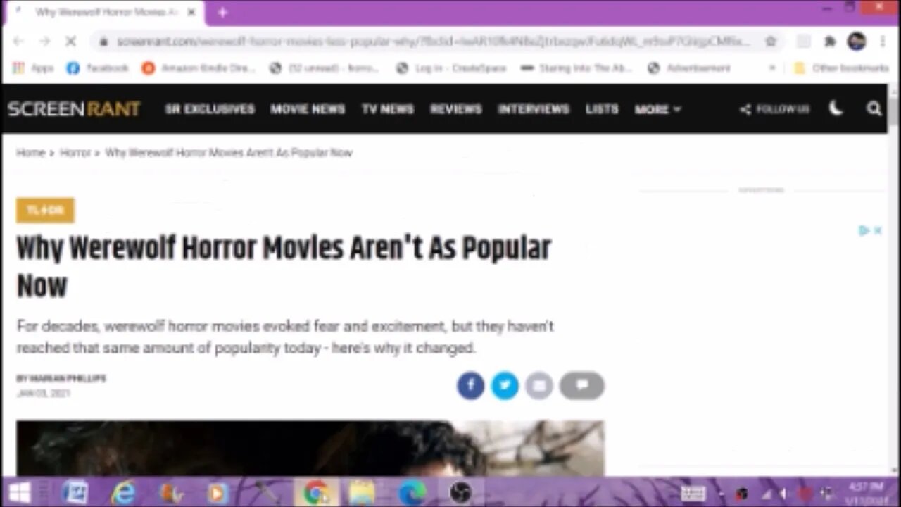 Why Werewolf Horror Movies Aren't As Popular Now Paranormal News