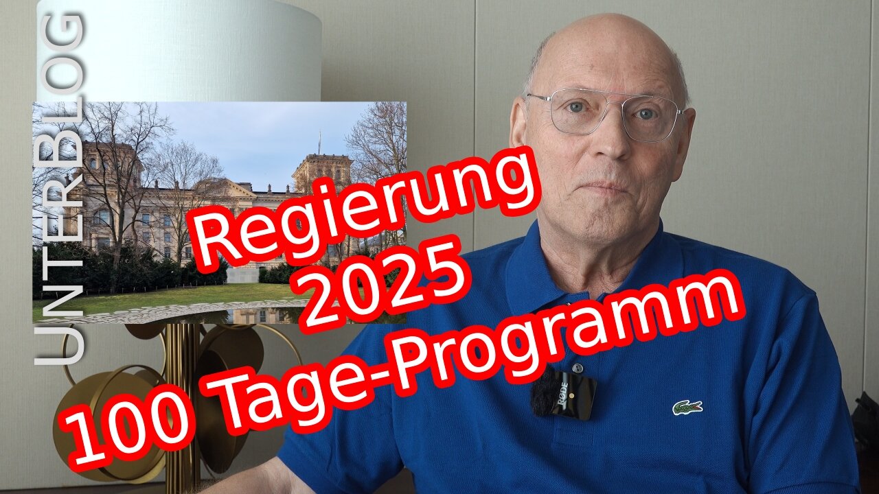 Unsere neue Regierung - Die ersten 100 Tage - Vorschläge | Notwendigkeiten