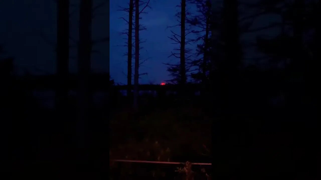 Fireworks on Canada day from our campsite