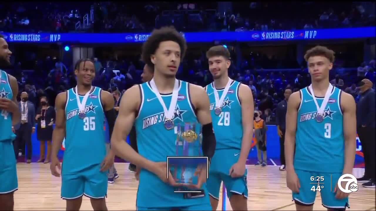 Pistons rookie Cade Cunningham shines at NBA All-Star weekend