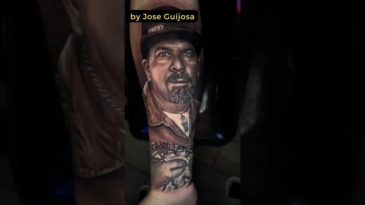 Stunning work by Jose Guijosa #shorts #tattoos #inked #youtubeshorts