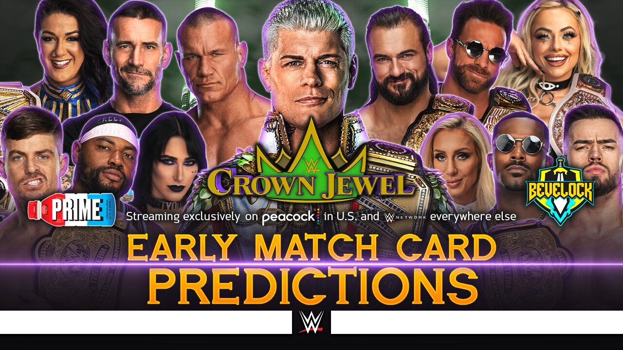 WWE Crown Jewel 2024 - Match Card Predictions