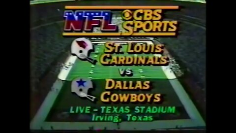 1981-09-13 St. Louis Cardinals vs Dallas Cowboys