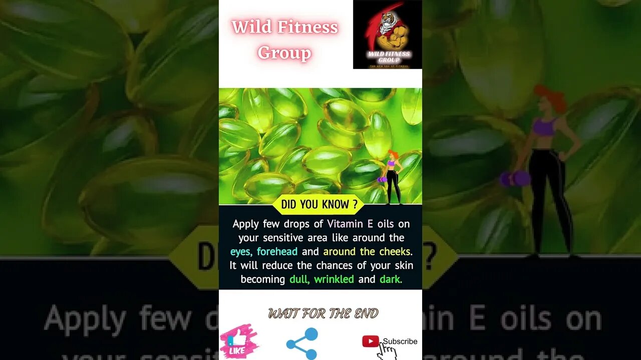 🔥Benefits of Vitamin E oils🔥#shorts🔥#wildfitnessgroup🔥27 June 2022🔥