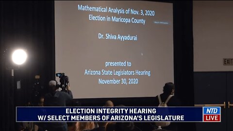 2020 Election – Arizona – Legislature Holds Hearing on Election Integrity Issues (Nov 30, 2020)