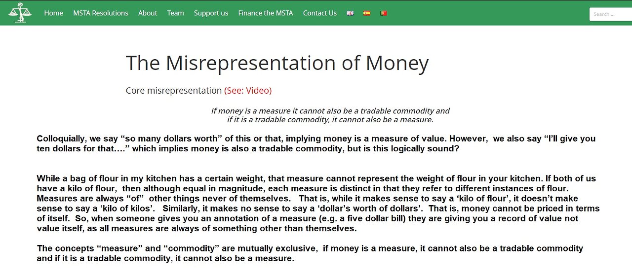 Presentation with Marc Gauvin Money Systems Transparency