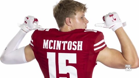 Tommy McIntosh getting ready for fall camp at Wisconsin