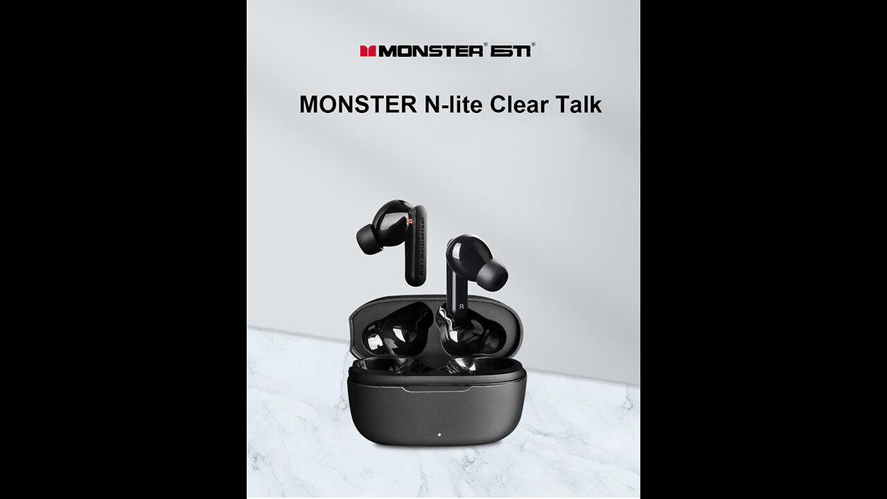 "Experience Crystal Clear Sound with Monster N-Lite Clear Talk Wireless Earbuds"