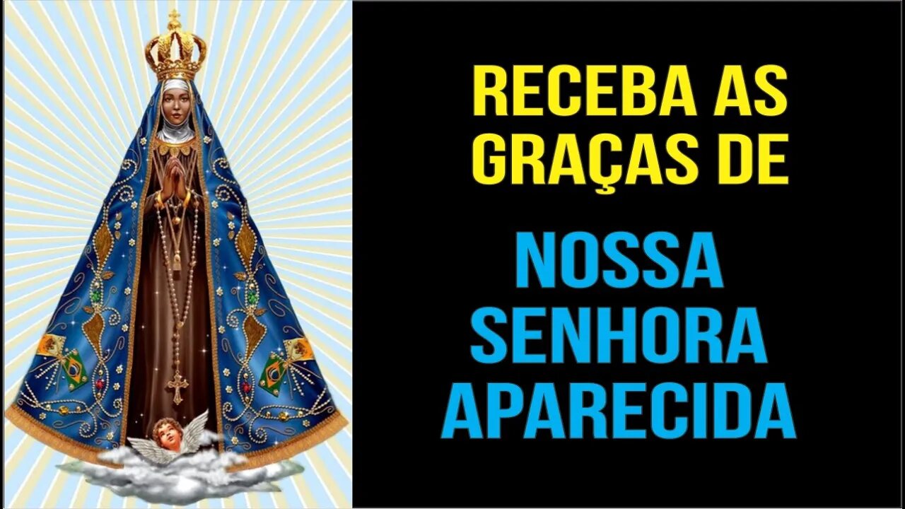 PEÇA A NOSSA SENHORA APARECIDA AS GRAÇAS QUE PRECISA